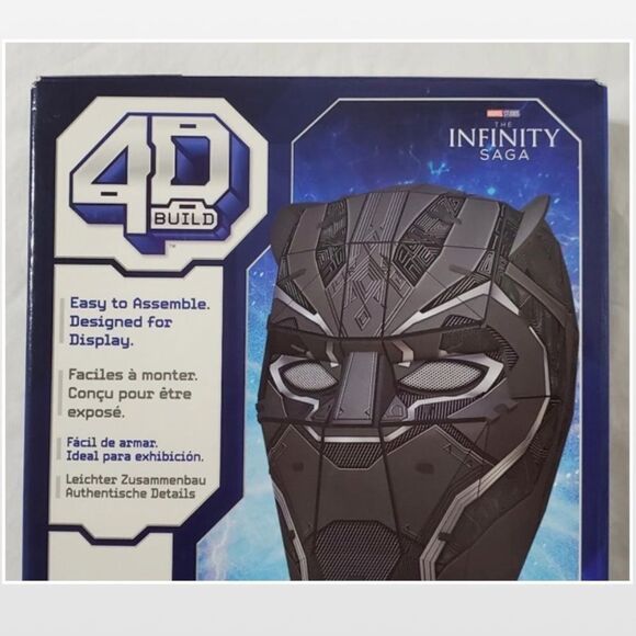 New Marvel Disney 4D Build Black Panther 3D Puzzle Kit - Picture 4 of 15